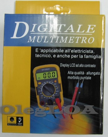 Мультиметр цифровой (тестер) UK830LN, с подсветкой индикатора


Компактный пр. . фото 2