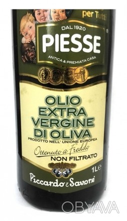 Piesse Olio Extra Vergine di Оliva non Filtrato 1л 1/6 Італія
(нефільтрована ол. . фото 1