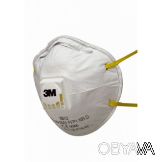 Противопылевой респиратор 3M FFP1 8812 предназначен для защиты органов дыхания о. . фото 1