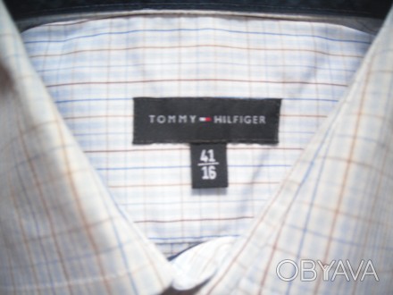 Рубашка Tommy Hilfiger,оригінал.Стан нової речі.Матеріал 100% котон.Розмір 41/16. . фото 1