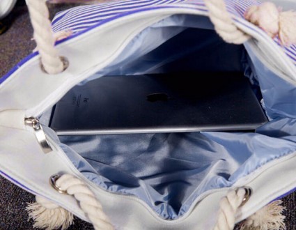 Женская пляжная сумка
Размер:35*10*34
Материал: холст
Цвет: синий, черный, кр. . фото 6