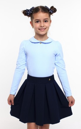 блузка небесно-голубого цвета
юбка черная
152р на рост 146-152см. . фото 2