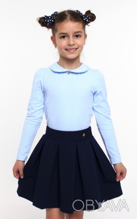 блузка небесно-голубого цвета
юбка черная
152р на рост 146-152см. . фото 1