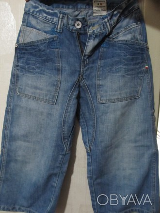 шорты джинсовые, в очень хорошем состоянии на худенького мальчика. . фото 1