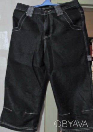 шорты джинсовые на подростка, в хорошем состоянии, на рост 164. . фото 1