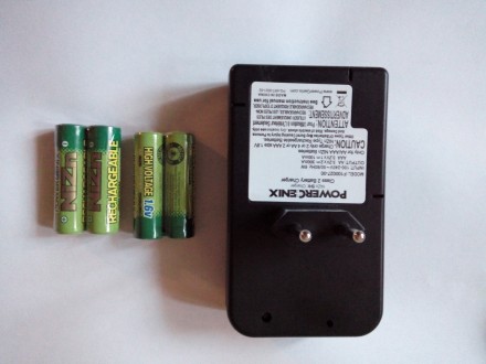 ZR-PGX1HRAA-4B фирменное Power+GENIX для зарядки аккумуляторов АА и ААА NiZn с а. . фото 13
