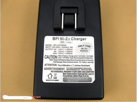 ZR-PGX1HRAA-4B фирменное Power+GENIX для зарядки аккумуляторов АА и ААА NiZn с а. . фото 10