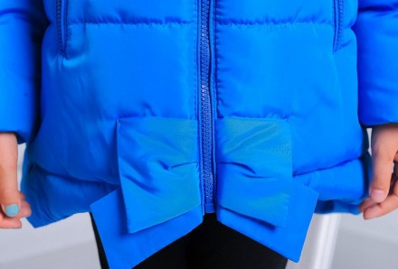 Детская куртка для девочки «Бант» .
Цвета: голубой, горчичный, желтый, зелёный,. . фото 11