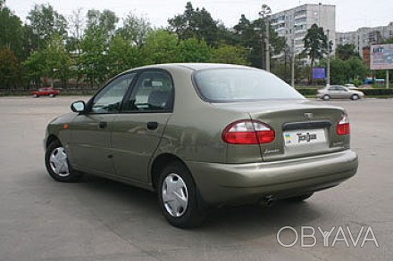 Daewoo Lanos, 2004г.в., седан, 5КПП, бенз., цв. оливк., пер. привод, 102000км, 1. . фото 1