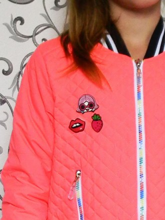 Детское пальто для девочки «Эскимо» .
Цвета: бирюзовый, коралловый, малиновый, . . фото 13