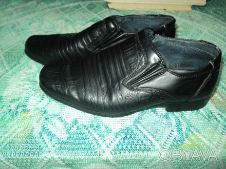 Туфлі для першокласника,колір-чорний,розмір-27. . фото 1