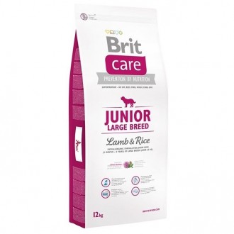 Brit Care Junior Large Breed Lamb & Rice 
Корм для щенков крупных пород с ягнен. . фото 4