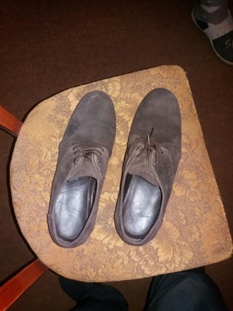Продам замшевые туфли BERESLAVICH б/у размер 41, каблуки не стертые. . фото 3