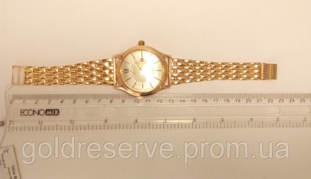 Часы золотые с браслетом "Ника".
Золото 585 проба. Вес - 77,37 грамм,
Цена 65 . . фото 10