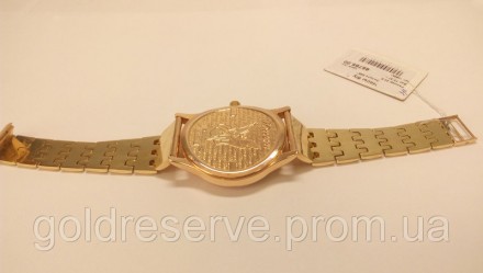 Часы золотые с браслетом "Ника".
Золото 585 проба. Вес - 77,37 грамм,
Цена 65 . . фото 7