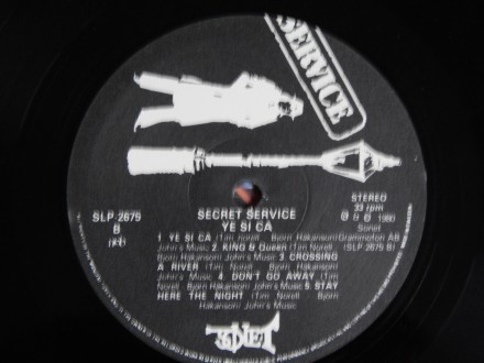 Secret Service ‎– Ye Si Ca

Label:
Sonet ‎– SLP-2675
Format:
Vinyl, LP, Alb. . фото 6