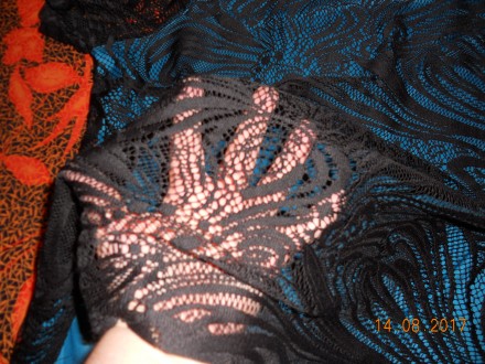 Нарядная блуза ANN HARVEY большого размера(26) 100% полиамид.ПОГ 66см ПОБ 73см д. . фото 6
