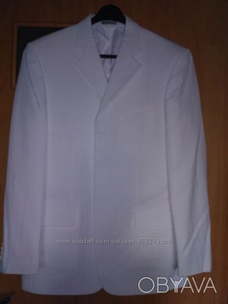 Продается белый летний костюм Karter на мужчину нормального телосложения ростом . . фото 1