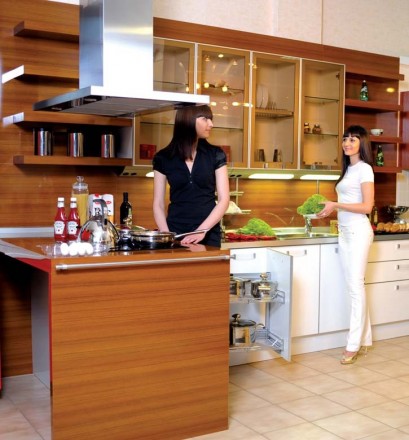 Алюминиевые мебельные фасады для кухни с каждым годом завоевывают все большую по. . фото 6