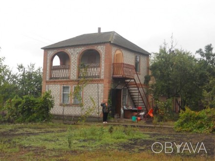 Продам дачу село Степное, 15 км от города. 2эт. кирпичный дом с печным отопление. . фото 1