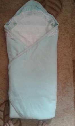 Практичный и удобный конверт . Капишон съемный можно использовать как одеяльце. . . фото 3
