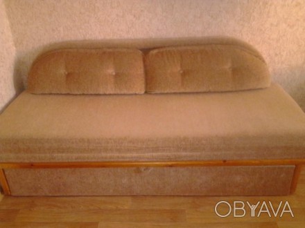 Диван - кровать в разложенном состоянии 1м 90 см на 1м 40 см, в сложенном состоя. . фото 1