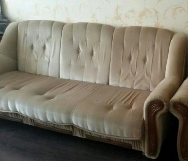 Продам диван б/у.В нормальном состоянии.С двумя креслами.. . фото 3