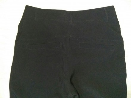 новые брюки черные, на девочку 10-12 лет, длина 96см, объем по бедрам 88 см, по . . фото 4