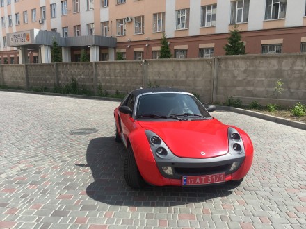 Smart Roadster Coupe Hardtop Cabrio by Mercedes, 2004 г., 116 тыс.км, ярко-красн. . фото 8