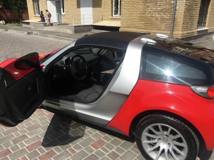 Smart Roadster Coupe Hardtop Cabrio by Mercedes, 2004 г., 116 тыс.км, ярко-красн. . фото 7
