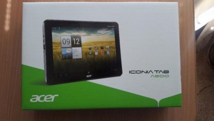 Продам планшет ACER Iconia TAB A 200 (экран - 10.1"). Состояние идеальное. Царап. . фото 6