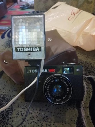 Продам пленочный фотоаппарат TOSHIBA, в хорошем состояние, с чехлом. Доставка МО. . фото 3