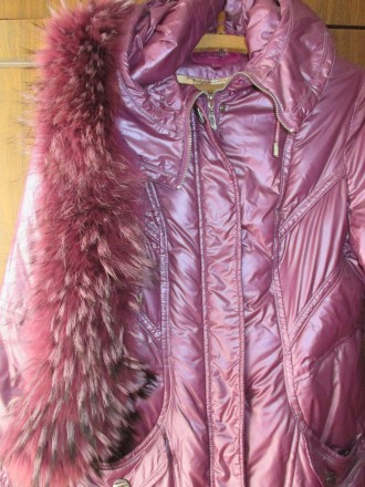 пуховик-куртка сост идеальное р 48-50
состояние идеальное, натуральный мех, скр. . фото 6