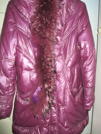 пуховик-куртка сост идеальное р 48-50
состояние идеальное, натуральный мех, скр. . фото 9