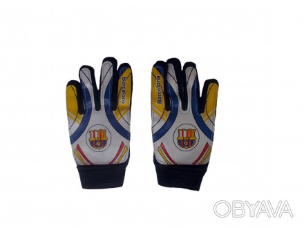 Перчатки вратарские Барселона. . фото 1