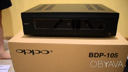 Продам Blu-ray-плеер - цап OPPO BDP105, чёрный, состояние нового и полным компле. . фото 1