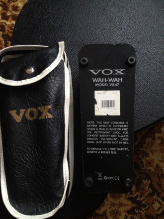 Напольная гитарная педаль VOX WAH V847-A описание:

Существует только один спо. . фото 3