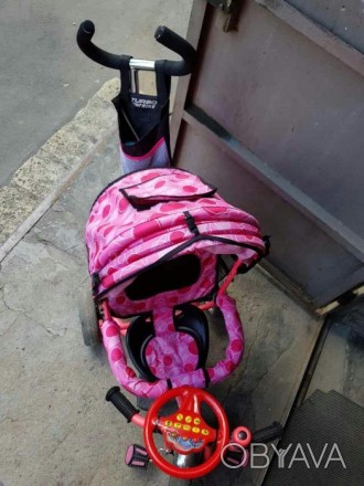 Велосипед в отличном состоянии с большой корзиной для игрушек.. . фото 1