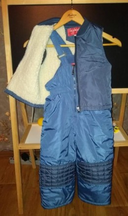 Зимний костюм в отличном состоянии на овчинной подстёжке 
Очень тёплый на капюш. . фото 4