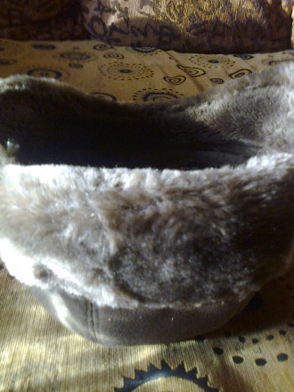 Вот такая себе мужская зимняя теплая шапка-мех искуственный, размер от 56 до 60 . . фото 7