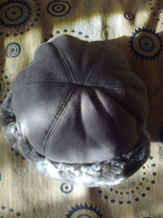 Вот такая себе мужская зимняя теплая шапка-мех искуственный, размер от 56 до 60 . . фото 5