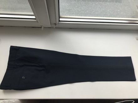 Школьные брюки Next зауженные тёмно-синие.
Размер 8 (рост 128). Полуобхват в по. . фото 5