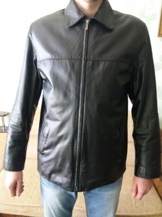 Куртка NIL(Турция)из натуральной кожи на мужчину.размер L(48-50)очень стильная.н. . фото 3