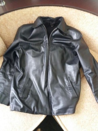 Куртка NIL(Турция)из натуральной кожи на мужчину.размер L(48-50)очень стильная.н. . фото 2