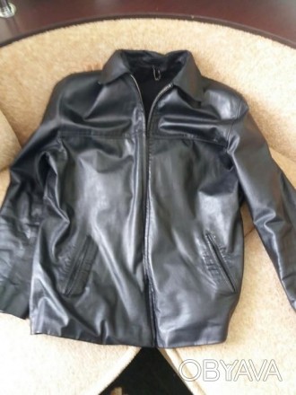 Куртка NIL(Турция)из натуральной кожи на мужчину.размер L(48-50)очень стильная.н. . фото 1