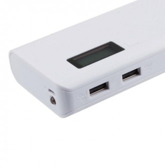 Корпус PowerBank на 5 батареек 18650 в белом цвете. 
Имеется LCD дисплей с подс. . фото 4
