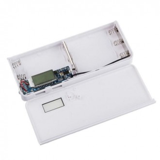 Корпус PowerBank на 5 батареек 18650 в белом цвете. 
Имеется LCD дисплей с подс. . фото 5
