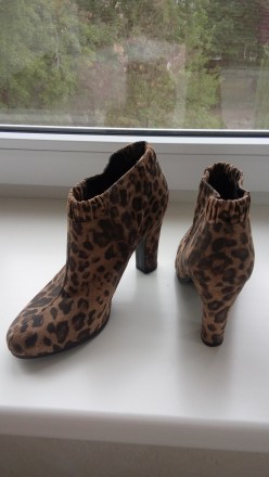 ботиночки в отличном состоянии, леопардовый принт. . фото 3