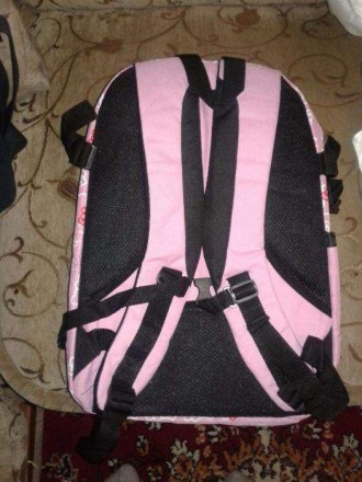 Рюкзак для девочек, цвет розовый, состояние новый, 2 одтеления. . фото 3