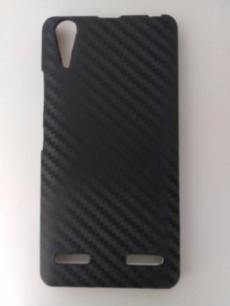 Чехол-накладка для Lenovo A6000 оклеенный плёнкой карбон.. . фото 2